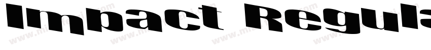 Impact RegularVersion 110字体转换